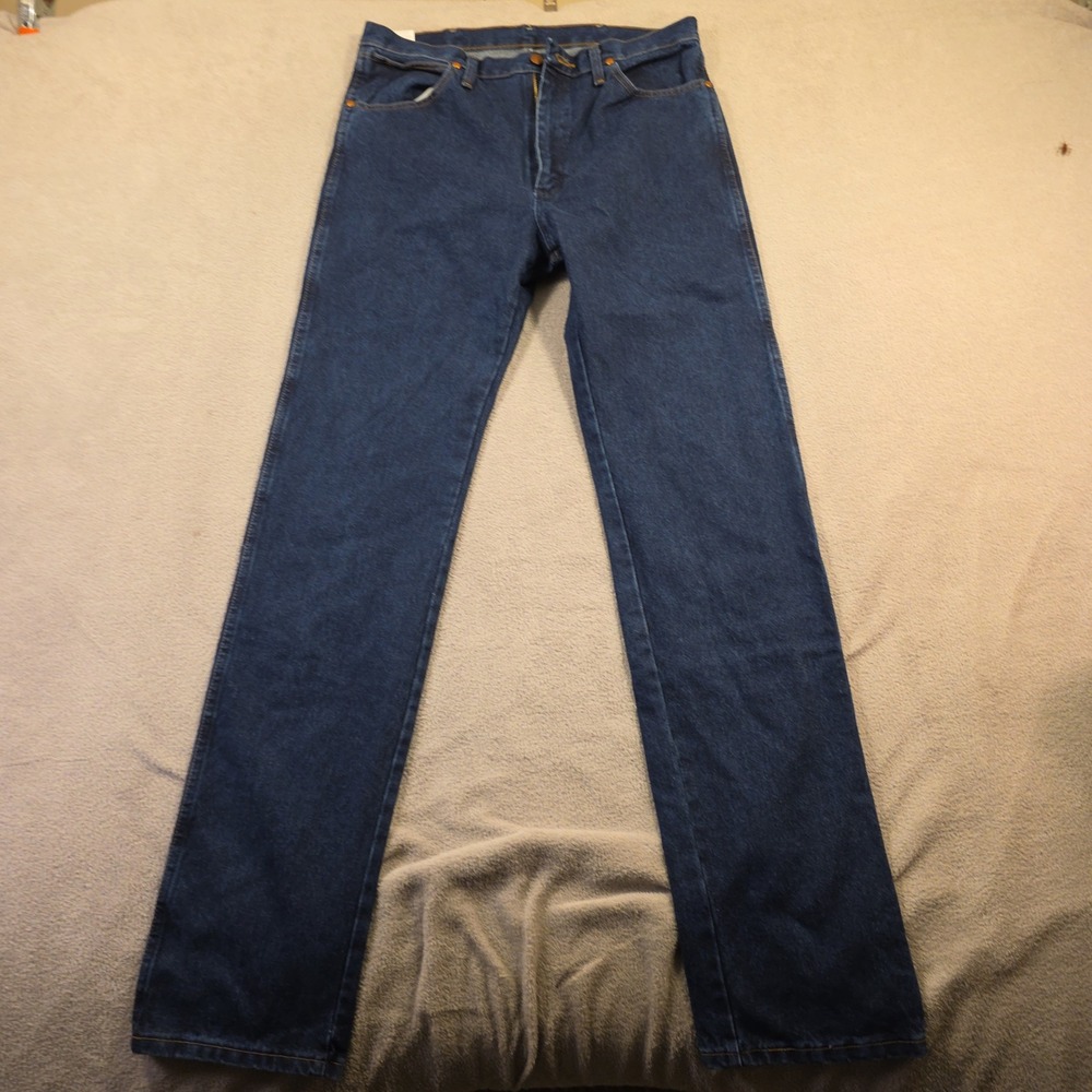 Wrangler Jeans Mens 34x38 Blue Cowboy Cut Original Fit Workwear Outdoor NWT